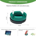 thumbnail image 4 of GoDonut Glazed 360 Swivel Phone Stand & Tablet Holder Desk Organizer Accessory, Red, 4 of 8