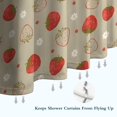 thumbnail image 6 of Red Strawberry Plants Fruit Shower Curtain 36"x72" ,Bathroom Decorative Shower Curtains Set with 12 Hooks,Modern Waterproof Washable Shower Curtain, 6 of 6