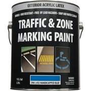 Sherwin-Williams Traffic & Zone Handicap Blue Latex Traffic Paint Z90L00812 - Durable - 1 gal