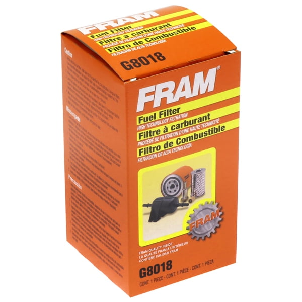 Fram G8018 Fuel Filter Fits select: 1998-2007 FORD F150, 2000-2007 FORD FOCUS