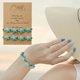 thumbnail image 5 of Bohemio Turquesa Turtle Bead pulsera ajustable tejida a mano pulsera de la vendimia con la tarjeta para las mujeres los hombres joyería de la playa, 5 of 6