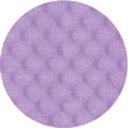 thumbnail image 1 of Ahgly Company Tapis Rond Lavable en Machine Intérieur Transitionnel Fleur Rose, 3 Pieds Rond, 1 of 7