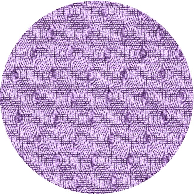 Ahgly Company Tapis Rond Lavable en Machine Intérieur Transitionnel Fleur Rose, 3 Pieds Rond
