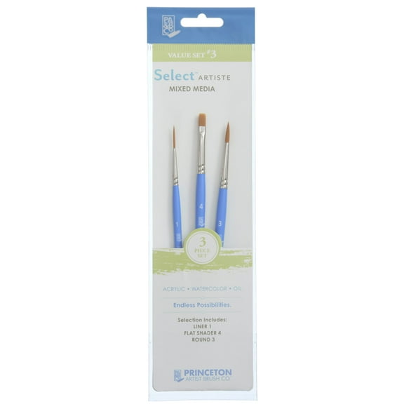 Princeton Brush Select Artiste Brush Value Set, #3