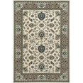 thumbnail image 3 of Art Carpet 841864104905 5 ft. Kensington Collection Jacobean Border Woven Round Area Rug, Ivory, 3 of 5