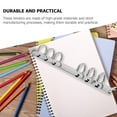 thumbnail image 2 of 7Pcs Loose Leaf 6-ring Binding Spines Combs A6 Notebook Planner Binding Accessories, 2 of 9
