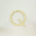 thumbnail image 1 of Package of 1, 6 Inch X 3/4" Baltic Birch "Q" Wood Letters In The Century Gothic Font | Thick | Upper Case For Art & Craft Project, Made in USA, 1 of 1