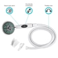 thumbnail image 4 of Dura Faucet DF-SA432K-WT Premium Rv Hand Held Shower Wand & Hose Kit - White, 4 of 15