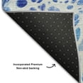 thumbnail image 3 of Addison Rugs Mayfield Washable Transitional Modern Navy Rectangle Rug, 3' x 5', 3 of 6