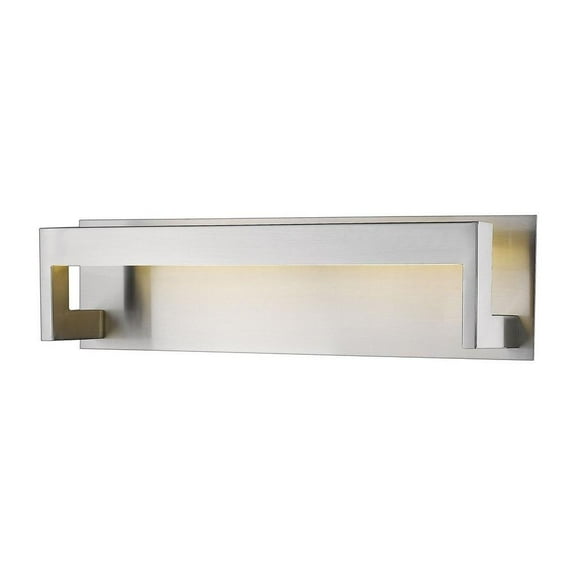 15W 1 Led Vanity Light Fixture in Linear Style 19.8 inches Wide By 5.13 inches High-Brushed Nickel Finish Bailey Street Home 372-Bel-2750554