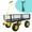 Black + Metal, variant on Wagon Cart Garden cart trucks make it easier to transport firewood (green)