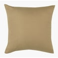 thumbnail image 3 of SAFAVIEH Talie 16" x 16" Faded Damask Plush Pillow, Camel/Ivory, 3 of 4