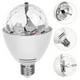 thumbnail image 2 of Bombilla LED giratoria de colores de 8 x 8 cm, 220 V, 3 W, RGB, inteligente, multicolor, para DJ, discotecas, karaokes, fiestas, escenarios, blanca, sin enchufe., 2 of 7