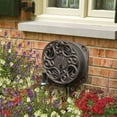 thumbnail image 2 of Suncast Sidewinder Side Scroll 60' Hose Resin Decorative Wall Mount Hose Reel, Bronze, 2 of 10