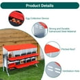 thumbnail image 4 of Chicken Nesting Box - 10 Compartment Metal Wall Mount Poultry Nesting Box for Chicken,Roll Away Laying Boxes for Hens,Easy Egg Collection, Easy Cleaning for Coop, Backyard, Farms, 4 of 8