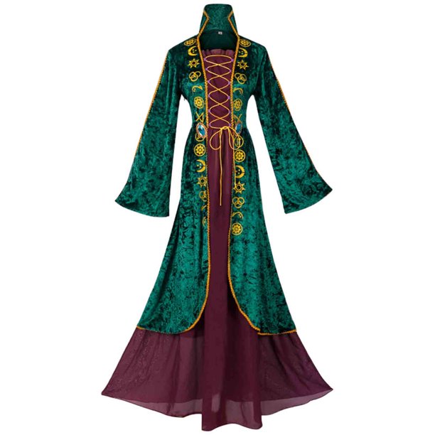 Gyedtr Clearance Dress Plus Size Renaissance Dress Medieval Costume Women Halloween Costumes
