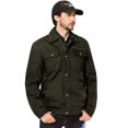 thumbnail image 3 of WenVen Men's Spring Jacket Lightweight Long Sleeve Bomber Coat Green L, 3 of 8