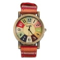 thumbnail image 2 of Watch, Multicolour PU Leather Strap Bohemian Watch Accurate Time  For Party Red,Blue, 2 of 8