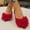 Red, variant on Kayannuo Women's Flats Dressy Pointed Toe Comfortable Bowknot Ballet Flats Shoes