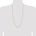 thumbnail image 4 of Primal Gold 14 Karat Rose Gold 1.25mm Solid Spiga Chain Necklace, 4 of 4