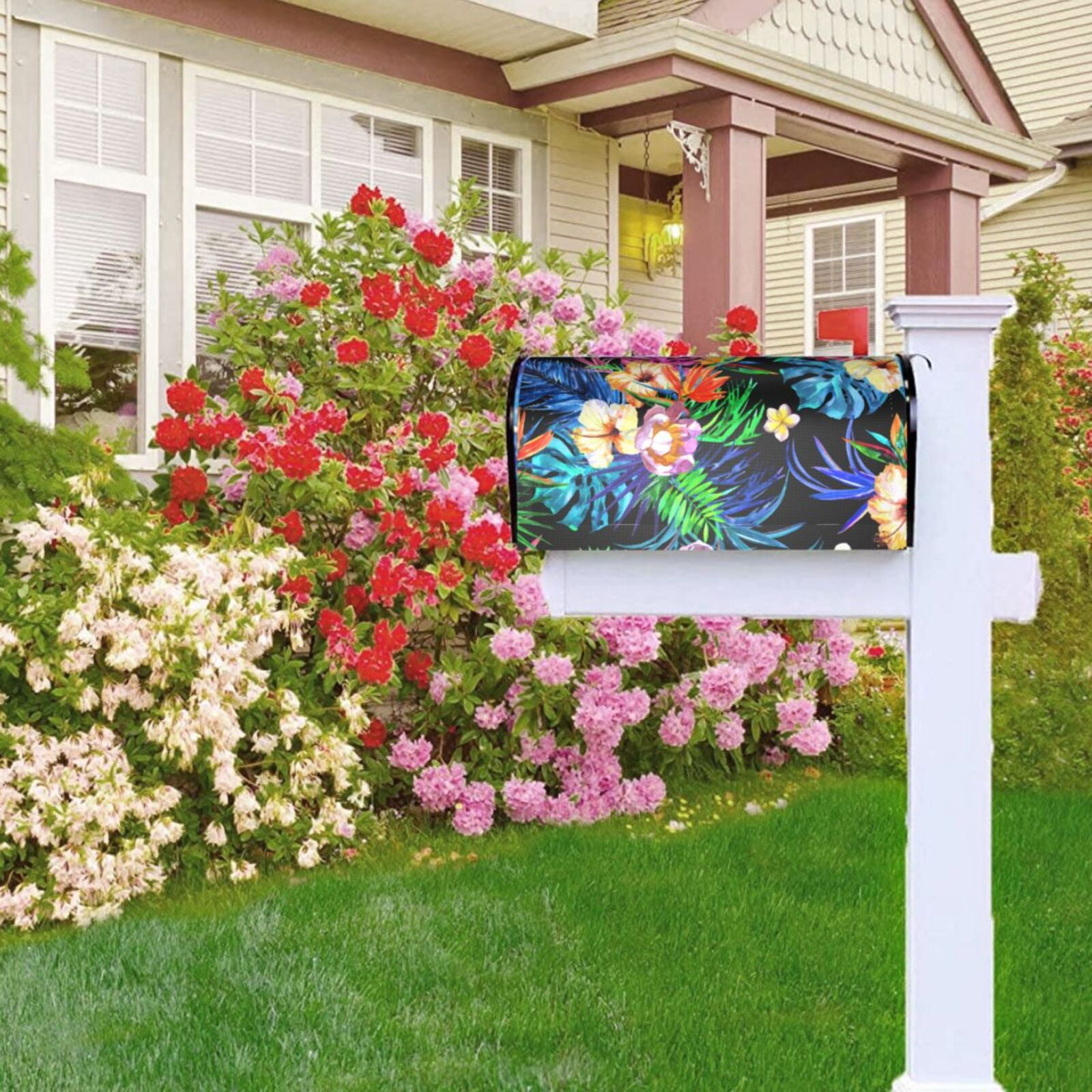 Kdxio Magnetic Mailbox Cover 21x18 in Mailbox Cover Outdoor Decoration Holiday Mailbox Covers for Home Garden Yard-21x18 in