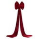 thumbnail image 2 of Adornos Colgantes de Tela Flocada con Lazo Rojo para Ambientes Festivos., 2 of 7