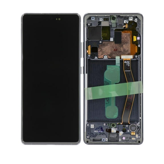 Replacement LCD Display Touch Screen Digitizer Assembly With Frame For Samsung Galaxy S10 Lite (SM-G770F) - Prism Black