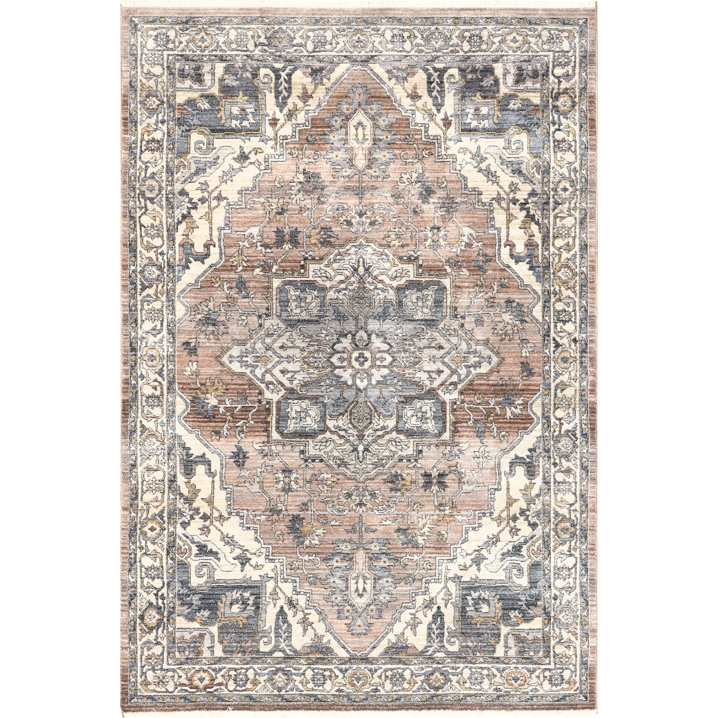nuLOOM Area Rug, 6' 7" x 9', Rust