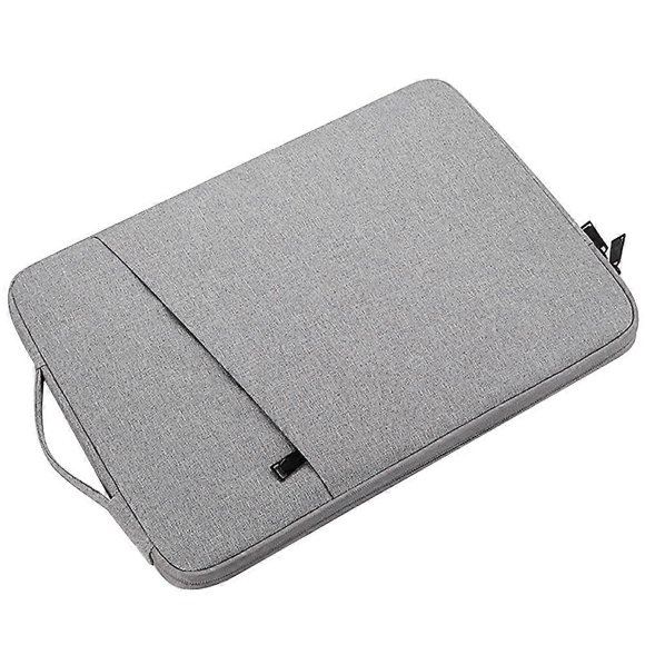 Computer Sleeve Lightweight Laptop Cover Travel Shock Absorption Dust Protection 36X26X3CM Fleece Lining 1Pcs