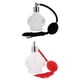 thumbnail image 1 of 2pcs Vacía Botella de Perfume Cristal de Portátil Accesorios de Perfumes Mujeres, Colgante de Rojo + Negro, 1 of 8