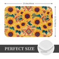 thumbnail image 2 of Honeii Bohemian Sunflower Pattern Door Mat, Welcome Door Mats Outdoor Indoor, Stain and Fade Resistant, Non-Slip Entry Matfor Bedroom, Bathroom, Kitchen, 2 of 7