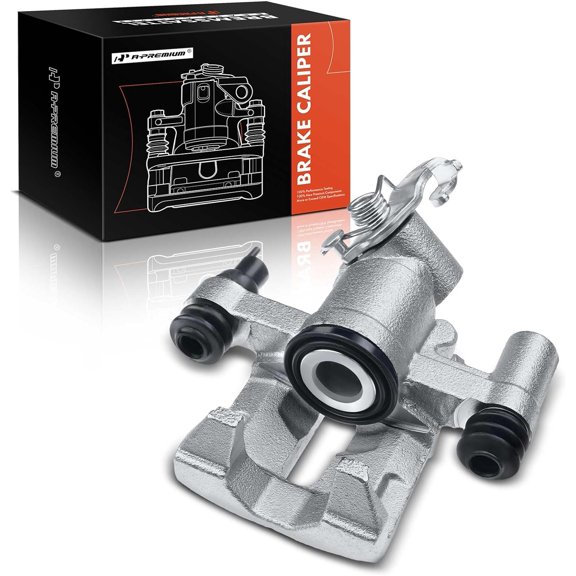 A-Premium Disc Brake Caliper Assembly Without Bracket Compatible with Select Mazda Models - Miata 1990-1993 1.6L 1994-2004, Miata Base/LS 2005 1.8L - Rear Right Passenger Side