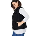 thumbnail image 3 of Woman Within Plus Size Stretch Denim Vest Jean Vest, 3 of 6