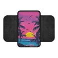 thumbnail image 2 of Yuyamidu Coconut Tree Car Center Console Cover Protector Sunset Car Arm Rest Cushion Pad Seaside Automotive Interior Accessories Fit for Most Car SUV Van Truck, 2 of 7