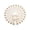 #White Gold footprints(Thickened version), variant on Yeciiwht Christmas Tree Skirt - 24 inch Tree Skirt with Xmas Themed Print, Festive Tree Base Cover Soft Tree Collar for Holiday & Party Decoration