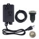 thumbnail image 1 of Kit de interruptor de aire para eliminaci&oacute;n de basura, doble salida, desag&uuml;e de fregadero, acero inoxidable n&iacute;quel cepillado, bot&oacute;n de encendido/apagado, piez, 1 of 7