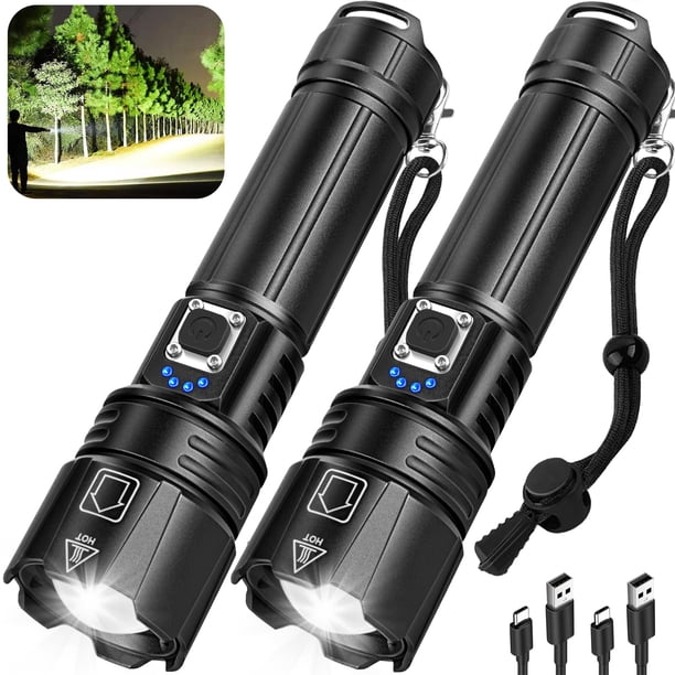 Linterna Crazybrace recargable de 990.000 lúmenes, paquete de 2