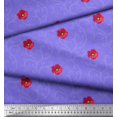thumbnail image 2 of Soimoi polyester Crepe Fabric Swirls & Floral Artistic Print Sewing Fabric Yard 52 Inch Wide, 2 of 3