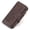 Dark Brown, variant on Leather Wallets for Men, Bifold Wallet Slim Minimalist for Women with RFID Blocking, Card Holders, ID Window, Money Clip, Coin Pocket, Black