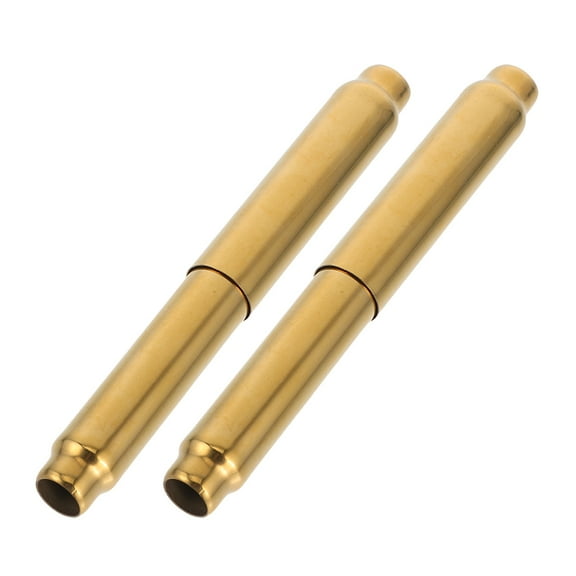 LOLIPPYY Set of 2 Adjustable Golden Stainless Steel Toilet Paper Roller Rods for Bathroom Tissue Holders