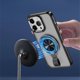 thumbnail image 3 of v4W For iPhone 14 Pro Max Magnetic Case TPU+PC Ring Kickstand Phone H4K Cover - Light Purple, 3 of 5
