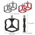 thumbnail image 3 of Pedal de fibra de carbono WEST BIKING, Pedal de bicicleta MTB de aleación de aluminio con 3 rodamientos, 3 of 7