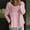 Pink, variant on Women's Floral 3/4 Sleeve Babydoll Peplum Tops Crew Neck Loose Casual Boho Peasant Blouses Women's New Solid Color Long Sleeved T Shirt Loose Large Size Long Sleeved T Shirt Wine L