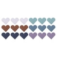 thumbnail image 1 of Uxcell 18Pcs Leather Heart Bookmarks, Corner Bookmarks Book Marks Page Markers Cute Page Clip, 6 Colors, 1 of 5