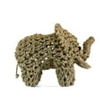 thumbnail image 5 of 12" Hand Woven Seagrass Elephant Statue Sculpture Figurine Home Decor Decorative Handmade Handcrafted Gift Art Decoration Artwork, 5 of 9