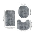 thumbnail image 5 of Outoloxit 3-Piece Thick Bathroom Rug Set, Ultra Soft and Highly Absorbent with Non-Slip Backing, Machine Washable, Ideal for Bathroom and Toilet Mats, 5 of 8