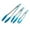 Blue, variant on Kitchen Tongs Stainless Steel Locking Tong, Set of 3 7-inch 9-inch 12-inch for Cooking Grilling Barbecue Red