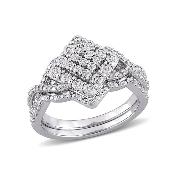 Everly Women's Diamond Sterling Silver Bridal Set