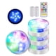 thumbnail image 3 of Luz Subacuática Led Luz Sumergible 8 Cm Pétalo Luz Subacuática Luz Regulable Con 10 Colores 3 Modos Rf Control Remoto Alimentado Por Batería Para Piscina Acuario Bañera 4 Piezas Moyic HA027542-01, 3 of 7
