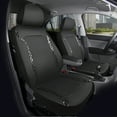 thumbnail image 2 of Auto Drive Black, Faux Leather, Black Leopard, Automotive Seat Covers , 2 Pack, 2 of 5